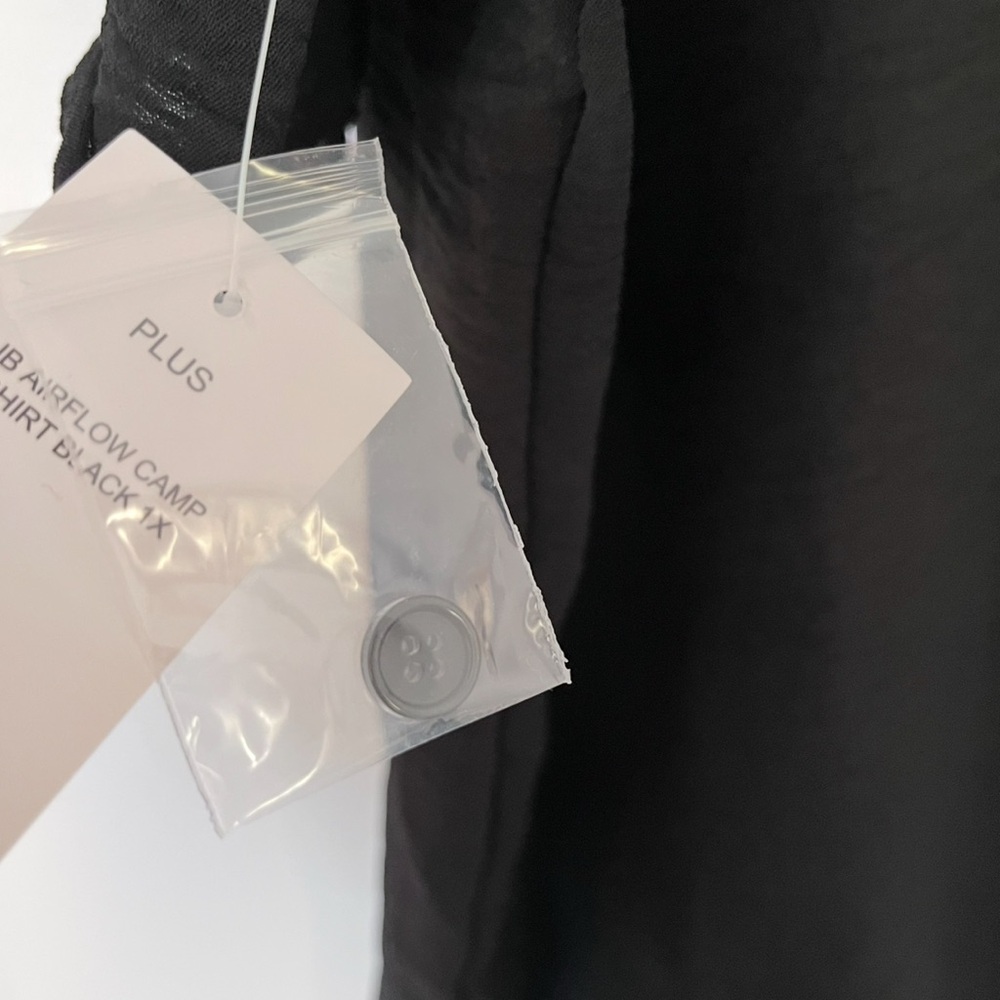 Just Be Classic Black Button-Down Shirt - Picture 6 of 7